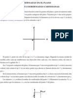 Cordenadas en El Plano