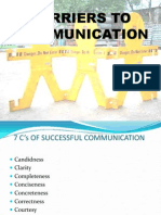 Barriers To Communication and Principles For Effective Communication