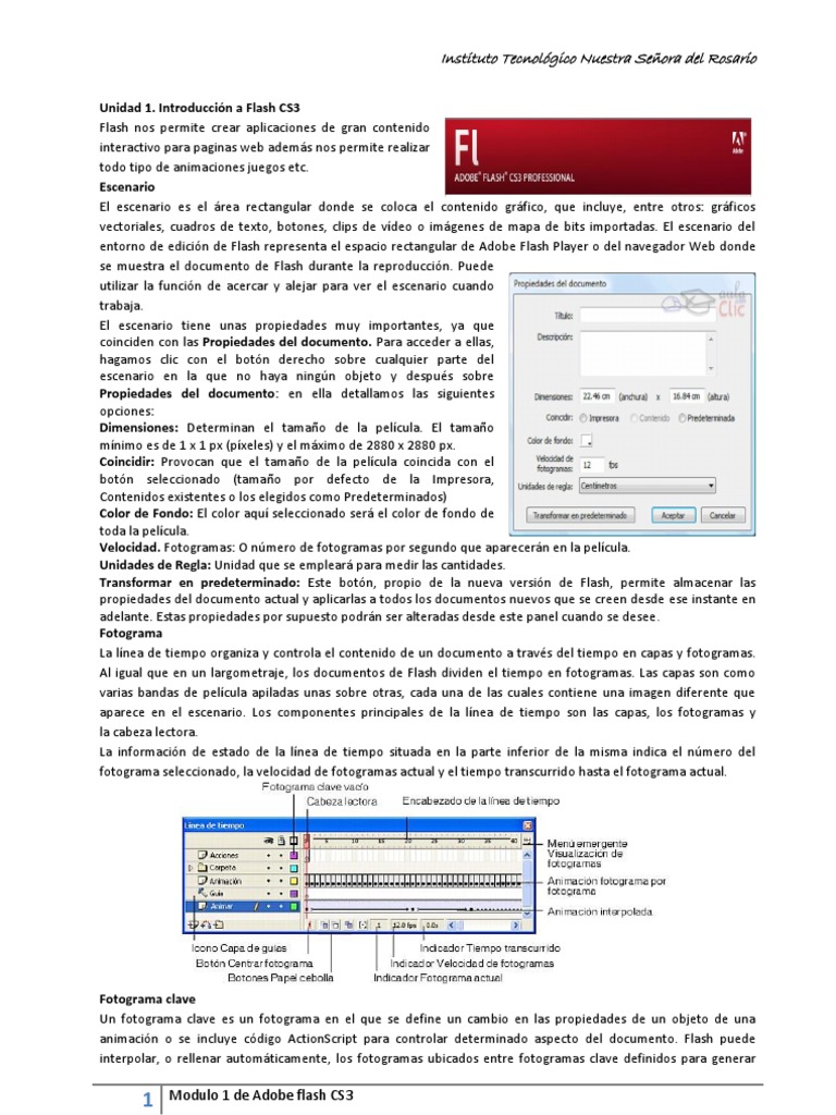 Introducción A Flash CS3 | PDF | Animación | Herramientas