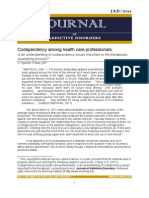 Codependency Among Health Care Professionals: Is An Understanding of Codependency Issues Important To The Therapeutic Counseling Process?