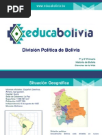 (PR) Division Politica de Bolivia