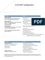 ASA Pre-8.3 To 8.3 NAT Configuration Examples