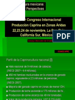 Mercado y Perspectivas Productivas de La Caprinocultura en Mexico