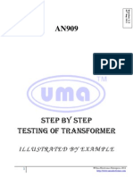 Step by Step Testing of Transformer