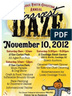 Harvest Days Flyer - 2012