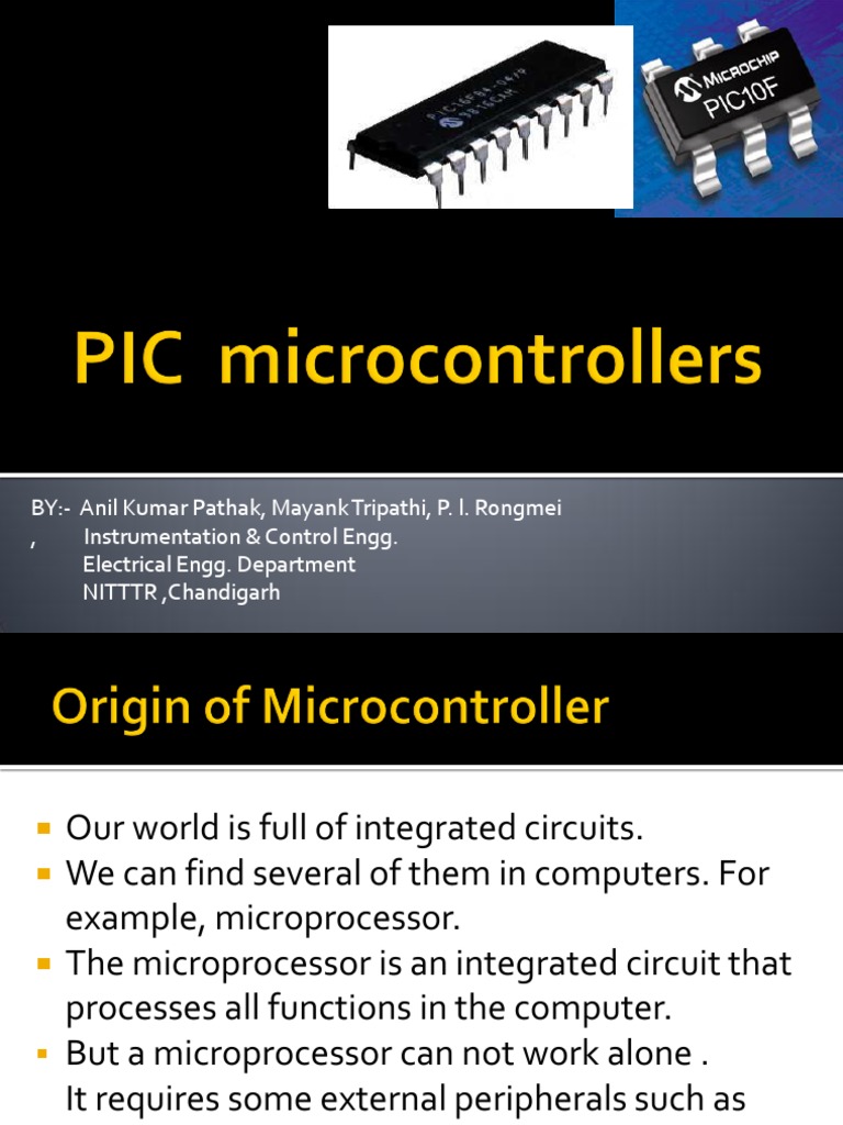 Pic Micro Controller | PDF