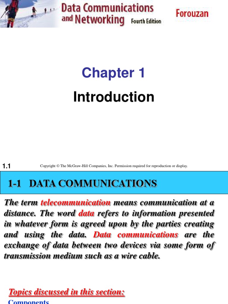 ch01-SLIDE-[2]Data Communications and Networking By Behrouz A.Forouzan