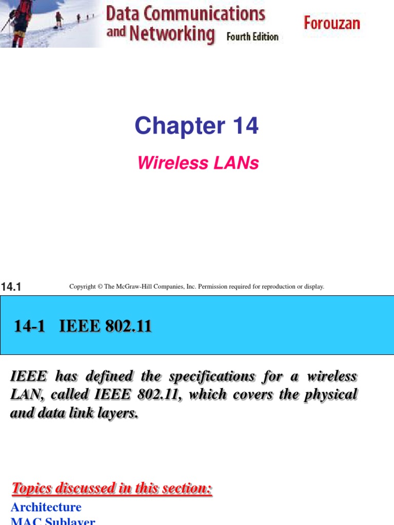 ch14-SLIDE - (2) Data Communications and Networking by Behrouz A ...