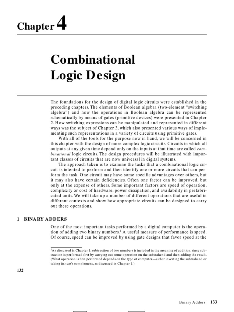 CH 04 | PDF | Logic Gate | Subtraction