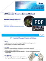 VTT Medical Biotechnology Overview