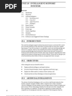 Unit 19 Intelligent Support Systems: Structure