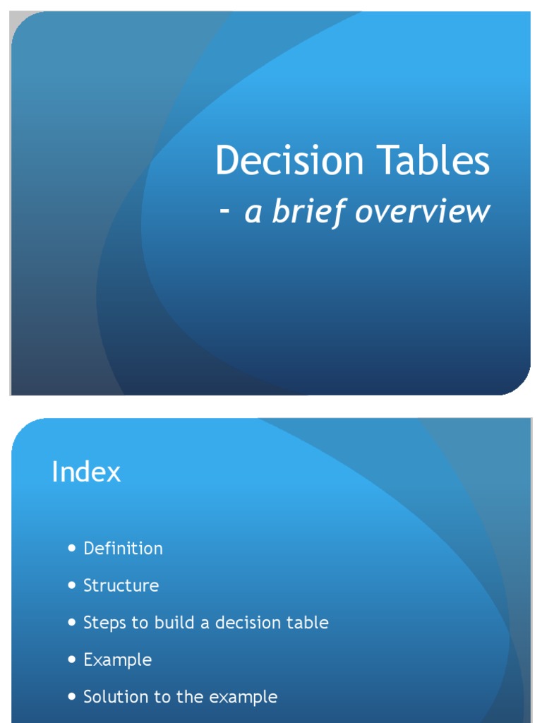 Examples Of Quantitative Decision Making Methods Download Table