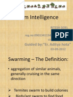Swarm Intelligence Techniques and Applications