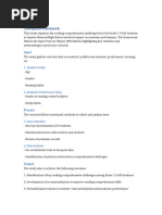 SOP Examples for Quantitative Research | PDF | Wellness
