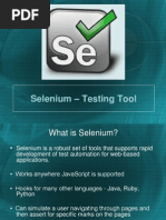 Selenium - Testing Tool