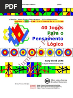 Jogos Para o Pensamento Lógico -  Parte B - JLOGC #21 a #40