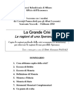 La Grande Crisi - Le Ragioni Di Una Speranza Di Giovanni Passali