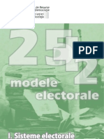  Modele Electorale - Sisteme Electorale