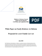 Family Law White Paper