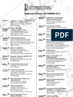 Programacion SEPTIEMBRE 2012