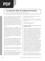 Multiple Mini Interview Mmi For The Mind Book Patient