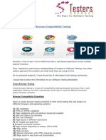 Browser Compatability Testing - STestersConnect