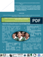 Cartel Primer Congreso Nacional Sobre La Enseñanza de La Filosofía en La Educación Media Superior