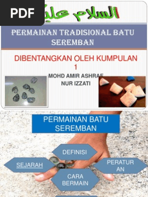 Permainan Tradisional Batu Seremban Pdf