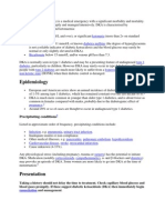 Prompt diagnosis and intensive management of diabetic ketoacidosis (DKA