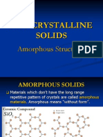 6. Noncrystalline Solid Structures