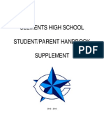 Student Parent Handbook Suppl 2012 2013