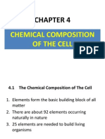 Chapter 4 Chemical Composition of The Cell