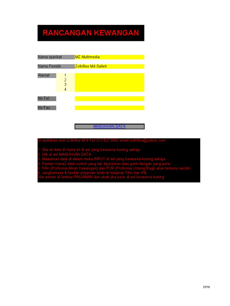Rancangan Kewangan  PDF