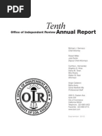 PDF: How Is Sheriff Lee Baca Doing On Deputy Discipline - and What More Needs To Be Done? Read The Full Office of Independent Review Report
