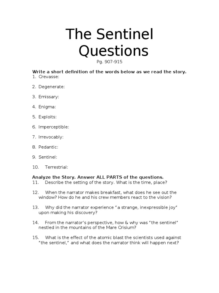 Sentinel event article image