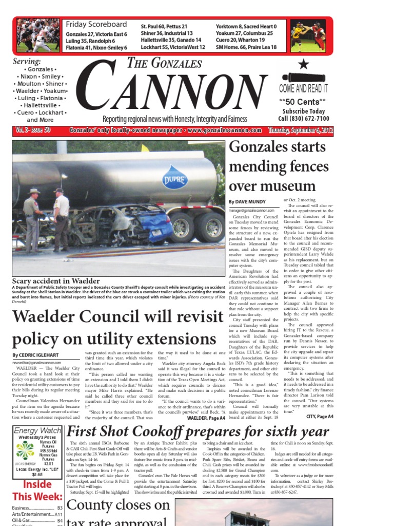 Gonzales Cannon September 6 Issue Illegal Immigration To The