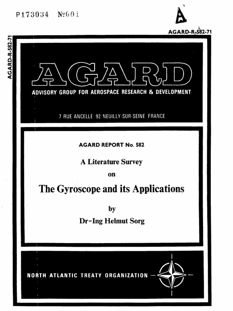 Aplicationes Gyroscopes AGARDR58271 PDF Gyroscope Inertial