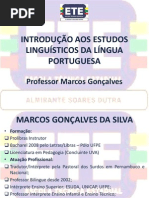 INTRODUÇÃO AOS ESTUDOS LINGUÍSTICOS DA LP