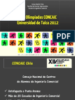 XIV Olimpiadas CONCAIC U Talca 2012