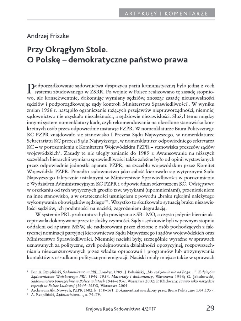 Friszke Okragly Stol | PDF