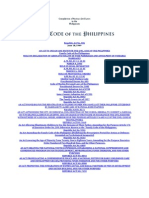 Compilation of Various Civil Laws-Appendices