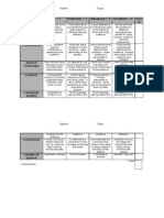 Marking Schedule 2012