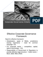 Corporate Governance Initiatives in India