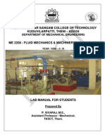 Fluid Mechanics - TKSCT Lab Manual
