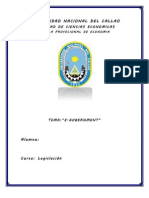 Monografia de Legislacion (E-government)
