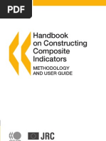 Handbook On Constructing Composite Indicators