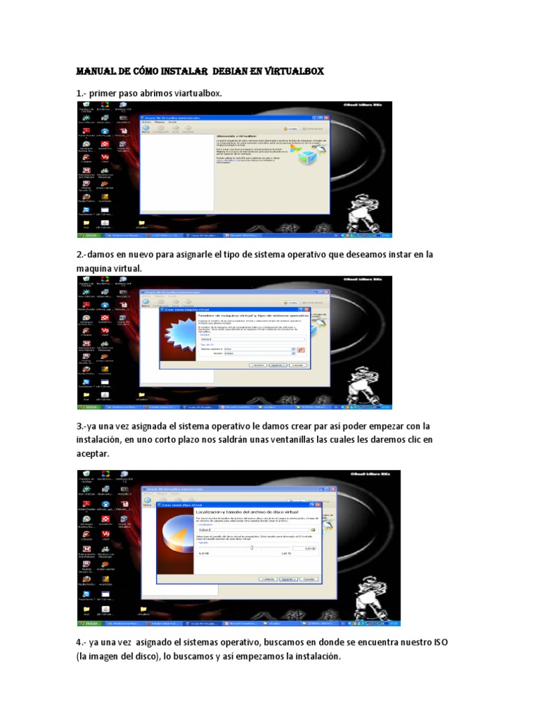 Instalar Debian en VirtualBox: Guía Rápida | PDF