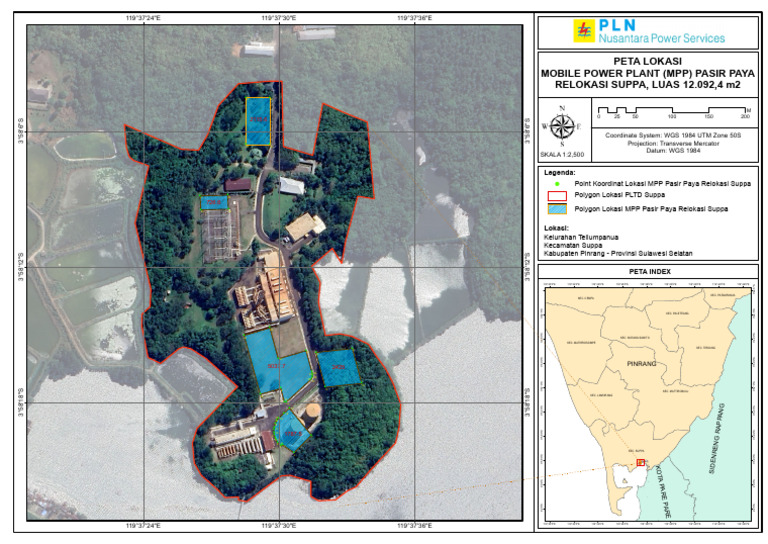 Peta Lokasi MPP Batam - Rev2 | PDF | Polygon | Geodesy