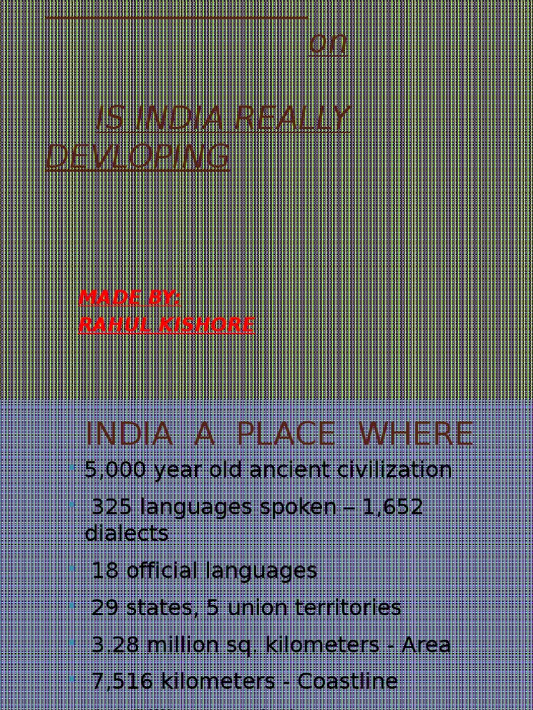 India's Development: Progress and Challenges | PDF