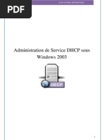 Administration de Service DHCP Sous Windows 2003